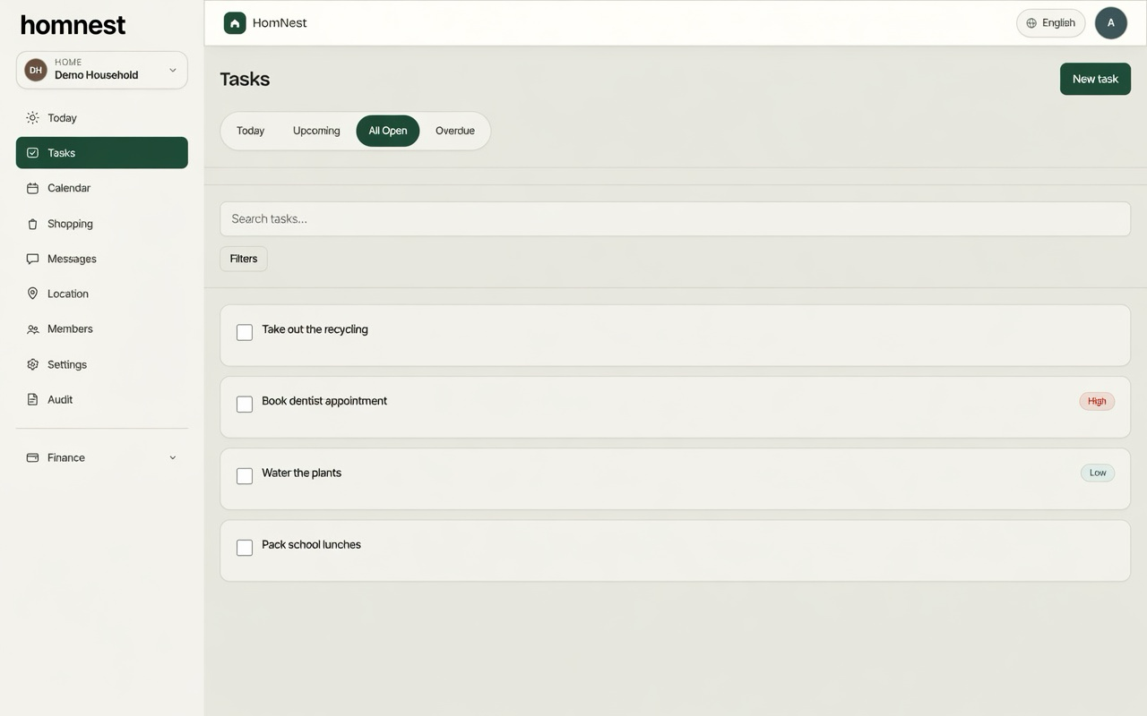 Tasks